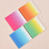 BAYTORY 200 Sheets Glitter Transparent Sticky Notes, 3 x 3 Clear Memo Pads, Translucent Self-Stick Note for Bible
