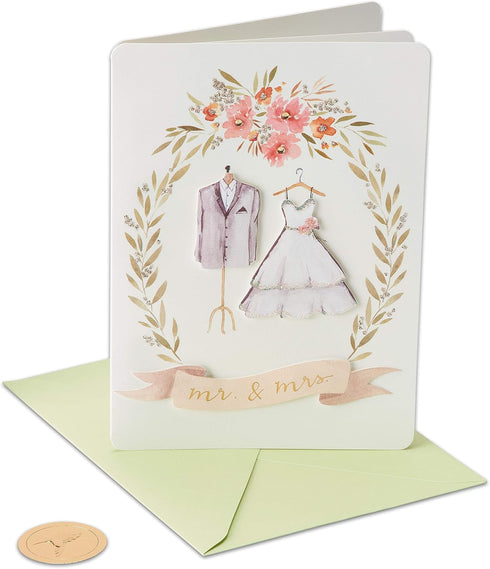 Papyrus Wedding Cards, Happy Couple, 2-Count.