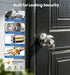 Set 2-Pack, Veise Keys Alike Door Knob Bedroom Door Lock with Keys, Heavy-Duty Rust-Proof Construction, Door Handle