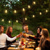 100FT 32 Dimmable 2700K A39 Bulbs Larkvue LED Outdoor String Lights, Waterproof Patio Lights with Shatterproof Hanging