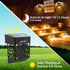 8 Pack LOFTEK Solar Deck Lights, Solar Fence Lights, Outdoor Patio Decorative Light, Dusk to Dawn, Waterproof, Fence