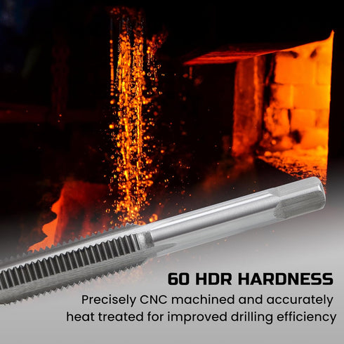 60pcs SAE & Metric Tap and Die Set, Rethreading Tool Kit for Cutting External and Internal Threads