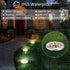Lights,12 Pack ZGWJ Solar Ground Waterproof Solar Garden Lights, Upgraded Outdoor Garden Waterproof Bright in-Ground