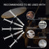 Diamond Polishing Compound Kit, 5 Piece Lapping Paste 1500 to 80000 Grit for Jewelry, Metal, Gemstone, Glass, 5 Gram