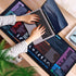 Ritzephyria Commands 31.5" 11.8" Excel Cheat Sheet Desk Pad XL Excel Mouse Pad with Shortcuts Excel Keyboard Shortcut