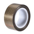 uxcell Heat Resistant Tape, High Temperature PTFE Film Adhesive Tape, 25mm Width 10m 33ft Length, Brown