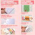 Jetec 4 Sets Funny Teacher Sticky Note with Pen, Apple Shape Self-Stick Note for School Office Teacher's Day