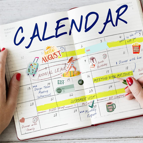 Happy Holiday Seasonal Planner Stickers, 500+ Cute Stickers for Daily Planners, Monthly Events, Journal