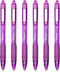 Z-Grip Smooth Retractable Ballpoint Pen, Pack of 6, Purple