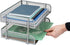 Mind Reader Stackable Paper Tray, 2 Pcs., Metal Mesh Desktop Organizer for File Storage, Office