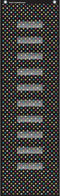Teacher Created Resources Chalkboard Storage Pocket Chart - 58" x 14" x 46", Clear Label Holder
