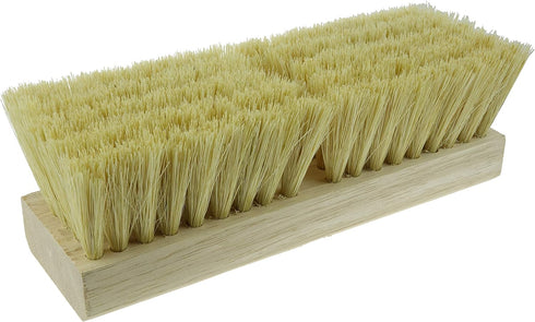 44028 10 Weiler Deck Scrub Brush, White Tampico Fill