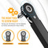 Right Angle Screwdriver - 90 Degree Offset Ratcheting Pocket Mini Wrench Bit Socket Set for Tight Space Gifts