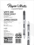 Paper Mate Clearpoint Mechanical Pencils 0.7mm, HB #2 Lead, Office & School Supplies, Assorted Barrel Colors