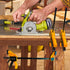 6 Pack 12(4)&6(2) Set 150LBS SUNBABA Clamps for Woodworking Light Duty One-Handed F Clamp/Spreader Bar Clamps Load