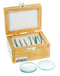 Eisco - 6pc Glass Lens Set, 50mm Diameter, Double Convex, Double Concave,