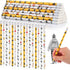 Teling 48 Pcs Construction Theme Pencils, Assorted Bulldozer and Excavator Pencils for Kids Birthday Gifts