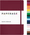 PAPERAGE Blank Journal Notebook, Burgundy, 160 Pages, Medium 5.7 x 8 inches, 100 gsm Thick Paper