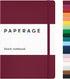 PAPERAGE Blank Journal Notebook, Burgundy, 160 Pages, Medium 5.7 x 8 inches, 100 gsm Thick Paper
