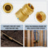 SUNGATOR 3/4 Inch x 1 Inch FNPT Adapter, No Lead Brass Push-to-Connect Female Plumbing Fittings