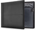 Juvale 7-Ring Business Check Binder for Checkbooks Organization, Black Faux Leather Folder for 600 Checks (14 x 10