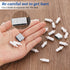 40 Pieces Plantation Shutter Repair Tool Set, 20 Pcs Louvers Staples and 20 Pcs Spring Loaded Shutter Pins