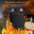 Hontom Album 400 36 Coin Collection for Collectors with Lock, Pockets Fireproof Coin Holder Book & Paper Currency