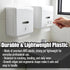 KH866 6 Pack Commercial Universal Toilet & Paper Towel Dispenser Keys White Tissue Hard Plastic Waffle Replacement