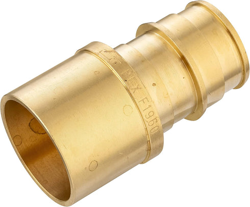 (Pack of 5) EFIELD Pex A Full Flow Expansion Brass Fitting 3/4"x 3/4" Female Sweat Adapter for Copper Pipe