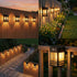 4 Pack 3 IP65 btfarm Solar Fence Lights, Motion Sensor Lights Outdoor, Lighting Modes Dusk to Dawn Solar Deck Lights