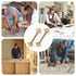 12Pcs Countertop Connector Bolts, M8x100mm Joint Fasteners for Furniture, Drawbolt/Butcher Block Connector Kit