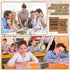 Geyoga 72 Pcs Employee Appreciation Gifts Set, Inspirational Spiral Kraft Notebooks with Motivational Bamboo Pens.