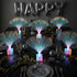 16 (9 Inch,Clear) Amylove Pcs Mini Fiber Optic Lamp Bulk LED Light Color Changing Table Centerpiece Glow in The Dark
