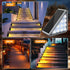 6 Pack IP67 AUDLES Solar Stair Lights Outdoor Stair Lights with Waterproof LED Solar Light for Outside Light Decor