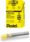 Pentel Super Hi-Polymer Lead Refill, 0.9mm Thick, B, 180 Pieces (50-9-B)