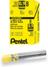 Pentel Super Hi-Polymer Lead Refill, 0.9mm Thick, B, 180 Pieces (50-9-B)