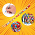 Kolewo4ever 200 Pieces Hero Text Wood Pencils, Pow! Snap! Wham! Bang! Elements, Assorted Styles