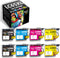 Brother LC65HY Ink Cartridge Replacement Compatible (2B2C2M2Y, 8-Pack) for MFC-J615W MFC-290C