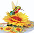 Hummingbird Sunflower Mother's Day Cards, 3D Pop Up Birthday Card for Women,