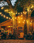 50FT 26 ST38 Bulbs (1 2700K Doukedge Outdoor String Lights Waterproof, Patio Lights with Edison Sqare), Outside Hanging