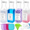 ProHK 4Pack Laundry Detergent Dispenser for Room Organization - 54oz Soap Container with