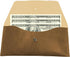 succor Genuine Leather Cash Envelopes for Men, Reusable Budget Wallet, Retro Clutch for Minimalist