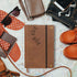 The Dragonfly Heart Real Leather Journal, 6 x 8.5 Inches, 200 Lined Pages, Elastic Strap, Leather Notebook for Writing