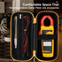 OLAIKE KingSung Hard Carrying Case For Fluke 323/324/325/302/303/305 Digital Clamp Multimeters, Wide Rubber Handle Strap With EVA Strong Drop-Resistant Shell, Black