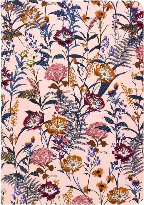 Pukka Pad Bloom B6 Stitched Exercise Books, 3 Pack of Assorted Floral Designs, 6.9" x 4.9"