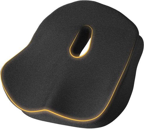 Hsypti Tailbone, Seat Cushion, X Large Office Chair Cushion for Sciatica Pain Relief, Memory Foam Ergonomic Cushions