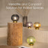 Dimmable ULAROOM Battery Operated Lamp with Remote Control, Cordless Table Lamps with Timer & Replaceable LED Blub
