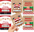 Big Dot of Happiness Jolly Santa Claus - DIY Assorted Christmas Party
