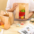 130 Pack 14" 8.3" 3.5" 160 Homemade Sourdough Bread Bags, x x Large Paper Bread Bag with Window Stickers for Bake Sale