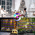 20ftx10ft 600 ZAIYW Dual Color Curtain Lights LED Christmas Curtain Lights with Remote Plug, Connectable Lights Curtain